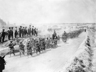 Black Watch, Fricourt-Albert Road, Aug 1916