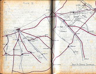 Area of Somme Campaign