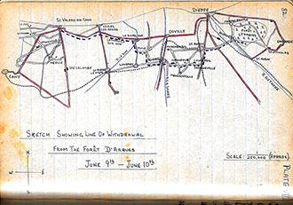 Withdrawal from the Foret d’Arques