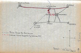 Route from Veules Les Roses to Gueures