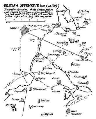 Gordon Highlanders, Second Battles of Arras