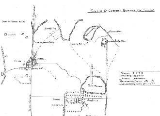 4th Camerons Attack at Huchenneville Sketch Map