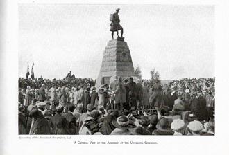 Unveiling Ceremony Beaumont Memorial Park