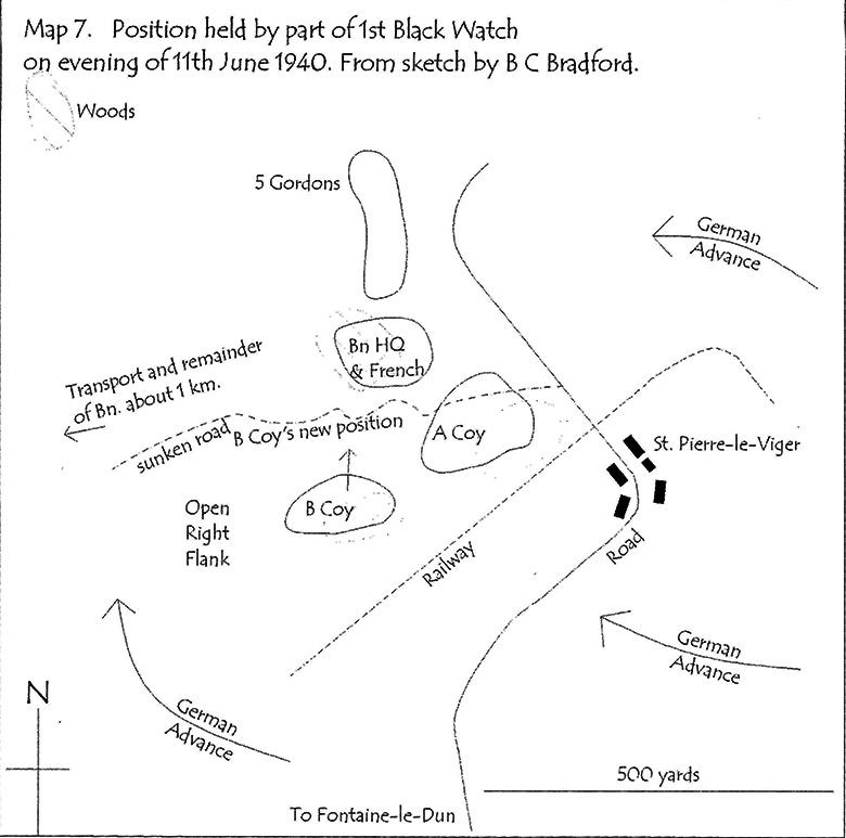 Bradford's Sketch Map