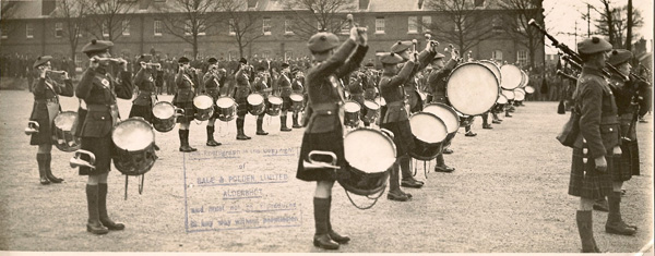 Massed Bands of 51HD, Aldershot, 1939