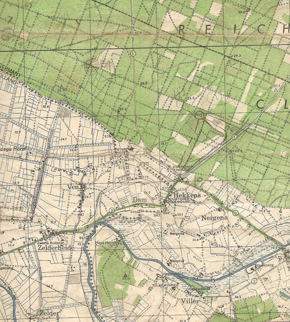 Maps - Hekkens, Feb, 1945