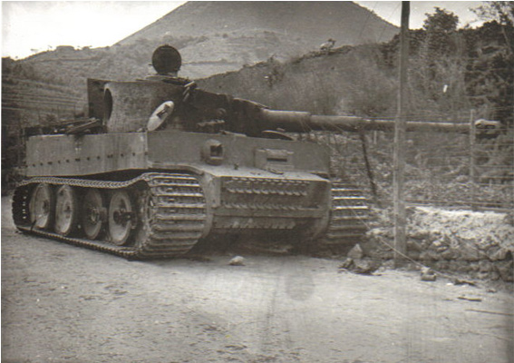 Knocked out Tiger Tank, Sicily, 1943 | Photos | 51st Highland Division ...